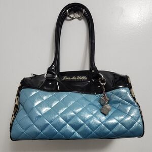 Lux de Ville Villian Sparkle Blue Tote
